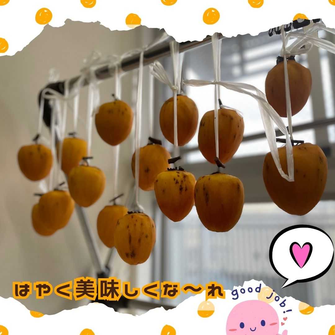 【日常】かなめ一倫荘☆干し柿を作りました!!